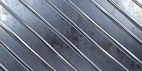 Poster - Metal surface forming a textured industrial background