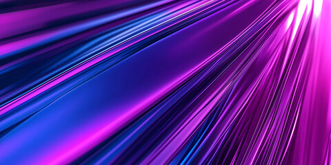 Fototapete - Abstract background forming converging lines with pink and blue gradient