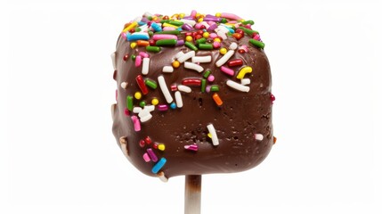 Colorful Chocolate Coated Marshmallow Treat