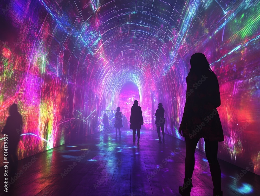 Immersive environment design for a concert, using projection mapping ...