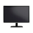 © RMTH - Realistic monitor with blank screen isolated on transparent background.