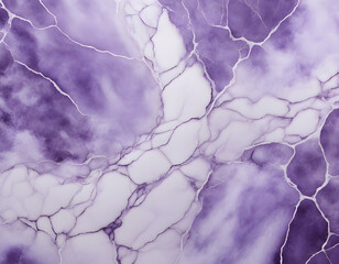 Sticker - Purple and lilac crackled marble background