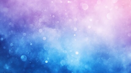 Poster - Soft blue and purple gradient blur with grain noise texture, creating a dreamy and abstract background, perfect for modern designs.