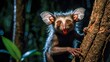 © CooLKenG - An aye-aye using its elongated middle finger