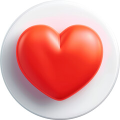 Poster - Red heart icon