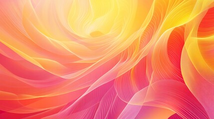 Poster - Abstract colorful wave pattern design.
