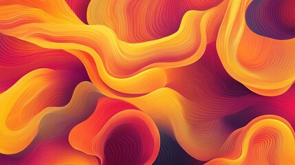 Poster - Colorful abstract swirling pattern design