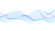 © MS - Abstract blue flowing wave futuristic lines isolated on white background. Modern abstract glowing wave Vector