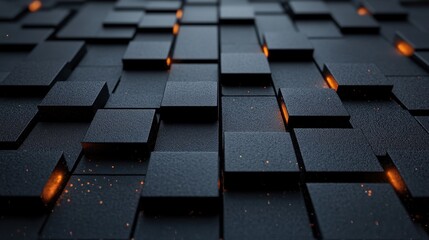 Poster - simple 3d dark background