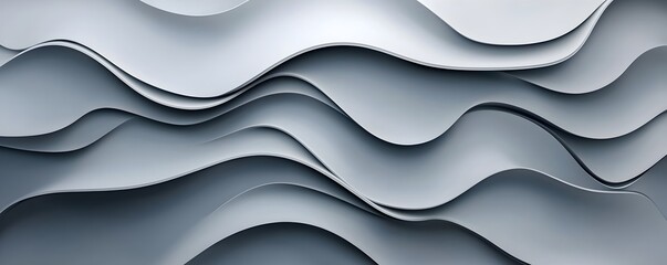 Poster - Futuristic Metallic Wallpaper Design - Sleek Textures with Vibrant Gradients Dynamic Curves and Smooth Transitions for Contemporary Aesthetics