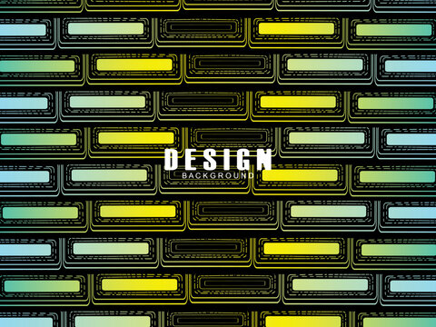 Futuristic abstract technology gradient shine with modern grid pattern black background. Vector minimal line background with text for social media covers, headers, websites, etc.