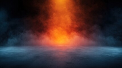 Poster - Abstract Smoke Background   Dramatic Light and Mist Effect