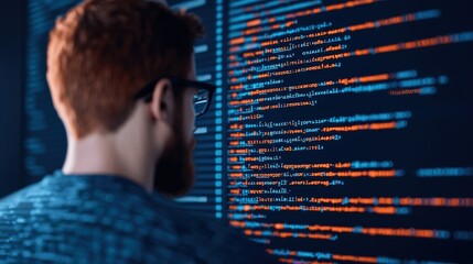 Programmer Working on Code   Software Development  Technology  Coding  Web Developer