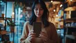 © Coffee Cafe Lover - Empowered Small Business Owner Launching Shop - Realistic High-Quality Product Photography with Cinematic Lighting