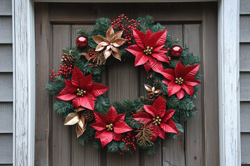 Sticker - Christmas Wreath Border