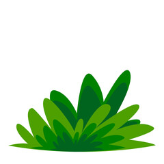 Poster - Green Minimalist Grass Illustration