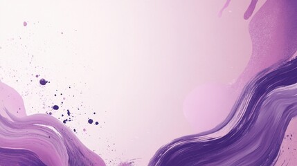 Poster - Abstract gradient background in soft lavender and pale pink hues with a clear space for copy on the right