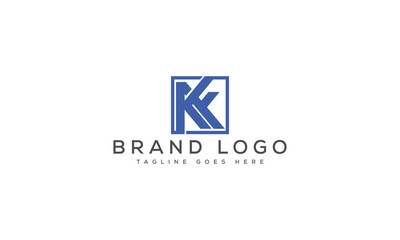 letter KF logo design vector template design for brand.