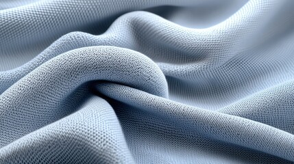 Poster - A grey fabric texture background with visible threads and soft texture, creating a cozy and tactile visual.