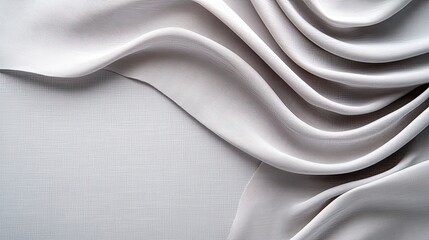Poster - A grey linen texture background with visible fibers, offering a natural and organic feel for product photography.