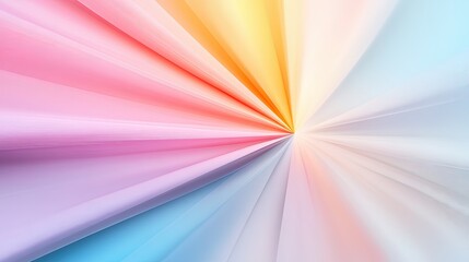 Poster - A soft rainbow gradient background with a radial effect, starting from the center and fading outward into different colors.