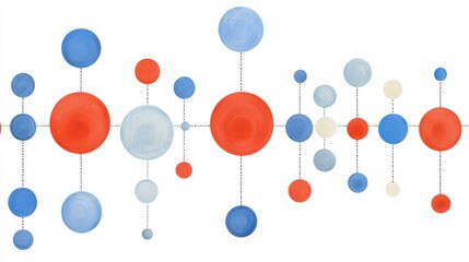 Poster - Abstract Colorful Circles Pattern for Creative Projects