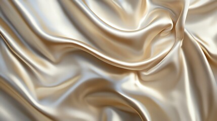 Wall Mural - abstract background of a smooth, soft, beige fabric.