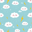 © ArtisticAllure - Cute Cartoon Cloud Seamless Pattern