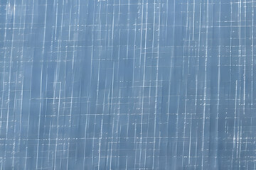 Abstract blue background with white grid pattern resembling chalk lines.