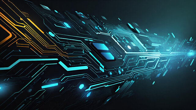 Digital background for tech processes , audio, graphics , data
