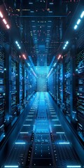 Poster - Open area suitable for cybersecurity design.