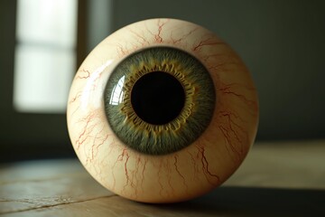 Canvas Print - a fake eye, the pupil is not visible