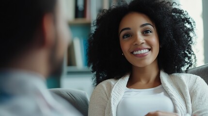 Poster - Cropped shot of a pregnant young woman visiting doctor In clinic 