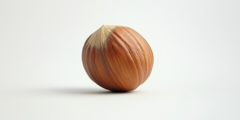 Wall Mural - Close-up shot of an onion on a white surface