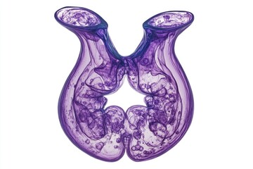 Poster - Two purple vases placed together, decorative arrangement