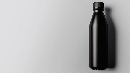 Black Aluminum Eco Bottle for Sustainable Living