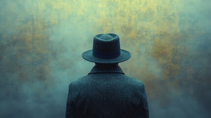 Poster - A man wearing a hat