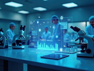Poster - Advanced Laboratory with Digital Interface and Scientists