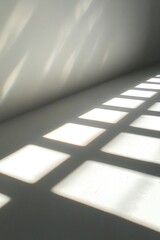 Canvas Print - Window Shadow in White Room