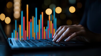 Poster - Data Analysis on Laptop with Colorful Graphs and Bokeh