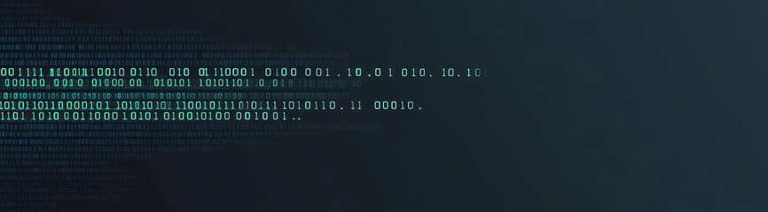 Abstract digital code background with lines of text.