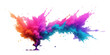 © Ghost Rider - Bright colorful watercolor splash splatter stain brush strokes on white background. Modern vibrant aquarelle spot. Aquarelle explosion on white. Element. Vector watercolor illustration isolated design