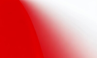 Poster - A simple  smooth  abstract gradient transitioning from a bold red to a soft white.