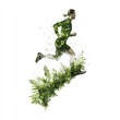 © OZTOCOOL - Running Through Nature: A Double Exposure Art