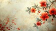 © 熙妍 杨 - Simple Design on Floral Background - an elegant and charming visual. The simple yet beautiful design stands out against the lovely floral backdrop.