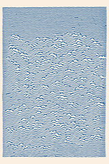 Poster - Wave pattern print. Wall art. Modern art. Created with Generative AI technology