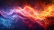 Minimalist Design on Rainbow Background - a captivating and vibrant visual. The minimalist style on the colorful rainbow backdrop creates an enchanting and lively scene.