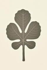 Poster - Leaf print. Wall art. Modern art. Created with Generative AI technology