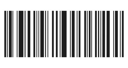 Poster - Barcode icon on transparent background