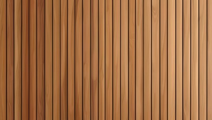 Wooden wall with textured wood panels and horizontal slat patterns. Used in modern interior fences, partitions, and architecture. Board cladding serves as a common building material